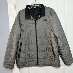 Northface XL gray puffer jacket